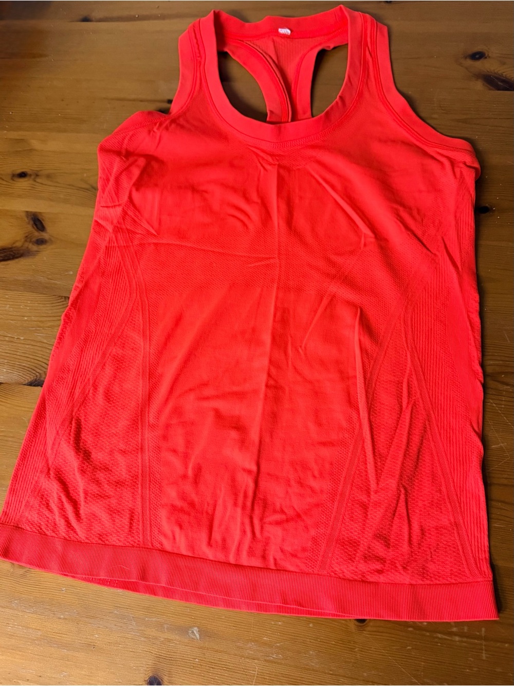 Women’s Racerback Active Tank Top - Bright orange